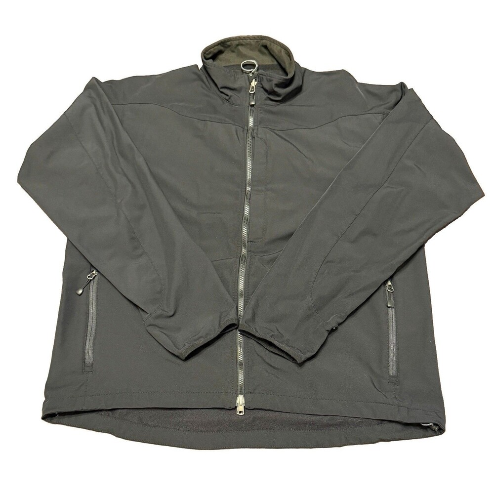 2006 Horace Small The Force Men's XL Black Heavy Nylon Windbreaker Jacket Zip-Up